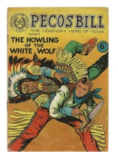 Pecos Bill #5 1951 British Fight Cover! - Bild 1 von 2