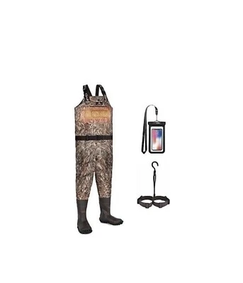 DRYCODE Men/Women Neoprene Chest Waders with Boots, Waterproof  Insulated Sz 6 - Image 1 of 4