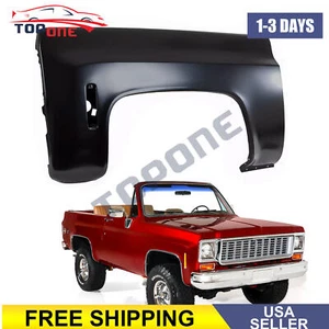 Front Left Fender w/Turn Signal Light Hole For 1973-1980 Chevy Blazer&C10 K10 - Picture 1 of 12