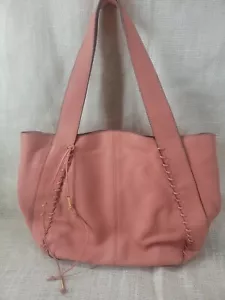 Lucky Brand Tawny Coral Leather Double Strap Shoulder Bag - Picture 1 of 11