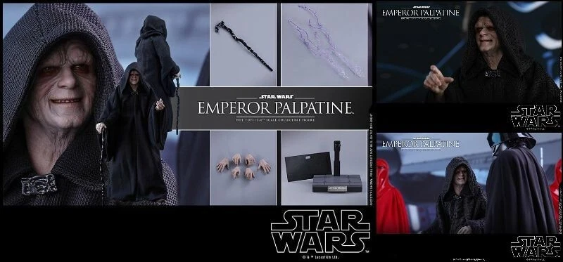 Star Wars VI ROTJ Emperor Palpatine Sixth Scale Figure Mms467 Hot Toys MIB