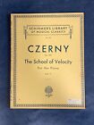 Czerny Op. 299 The School Of Velocity For The Piano Schirmer's Library Music