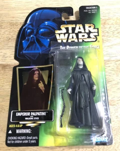 Colección de 3 tarjetas verdes Emperador Palpatine Star Wars 1996 de colección - Paquete abierto - Imagen 1 de 4