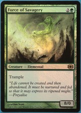 Force of Savagery FOIL Future Sight PLD Green Rare CARD (246385) ABUGames
