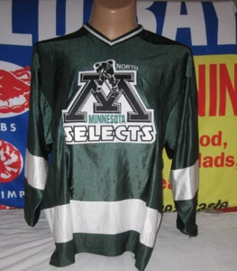 NORTH MINNESOTA SELECTS vintage Hockey Jersey Green K1 FESTIVAL TOURNAMENTS - Picture 1 of 5