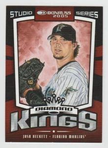 JOSH BECKETT Donruss Diamond Kings STUDIO SERIES BLACK #100/100 Bookends 1/1 SSP - Picture 1 of 2