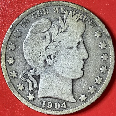 1904-S BARBER HALF Cover