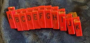 Rare Vintage Rockola Rhapsody Capri Jukebox Purple Plastic Select Buttons Restposten - Bild 1 von 3