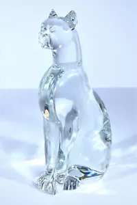 Baccarat Sitting Cat - a stunning item - Bild 1 von 9