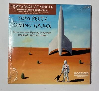 TOM PETTY Saving Grace (2006) CD SINGLE Shrink Wrapped SEALED Borders Promo RARE - Image 1 of 2