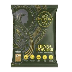 FIRST PLANT - Premium Rajasthani HENNA POWDER, 100% ORGANIC Henna with GI Tag - Picture 1 of 7
