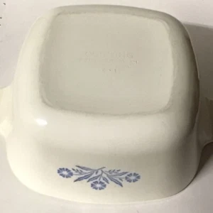 1958 1959 Corningware Vintage G1 geprägter Bodenstempel C-16 blaue Kornblumenschale - Bild 1 von 12