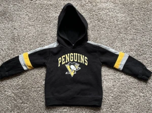NHL Pittsburg Penguins Niños Sudadera con Capucha Negra Juvenil - Imagen 1 de 6