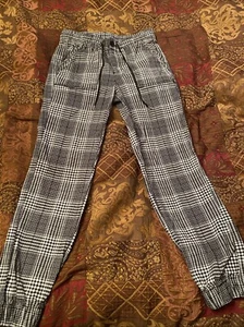 No Boundaries Junior Small (3-5) neu ohne Etikett schwarz weiß kariert Überziehhose - - Bild 1 von 11