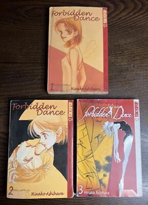 TOKYOPOP GRAPHIC MANGA PB: FORBIDDEN DANCE #1-3 Lot BY HINAKO-ASHIHARA Comic - Picture 1 of 8