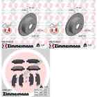 Zimmermann brake discs 269 mm + rear pads suitable for Toyota Corolla E12