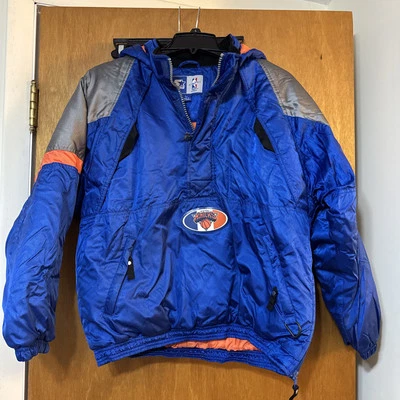 Chaqueta Pullover Knicks NBA Vintage Años 90 Starter Kangaroo Niños Grande Foto 1 de 4