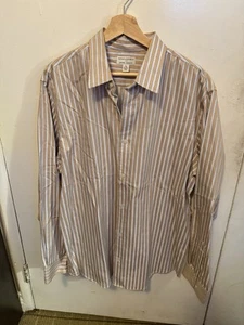 Men’s Large Button Down Stripe Shirt Banana Republic XL - Picture 1 of 3