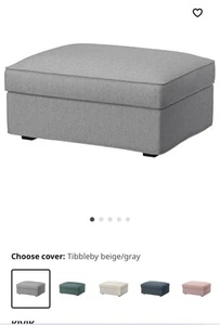 IKEA KIVIK OTTOMAN Cover Tibley Beige - Picture 1 of 2