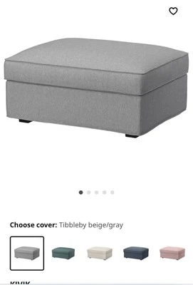 IKEA KIVIK OTOMANA Cubierta Tibley Beige Foto 1 de 2