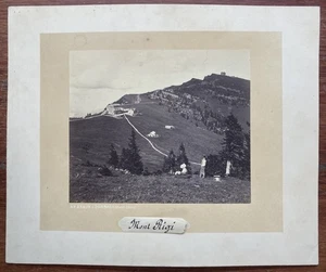 Suisse. Hôtels Rigi-Staffel et Rigi-Kulm. Adolphe Braun n° 1624 circa 1870. - Picture 1 of 3