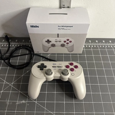 8BitDo Pro 2 Wired Controller for Switch, Windows, Steam Deck & Raspberry Pi - Image 1 of 2