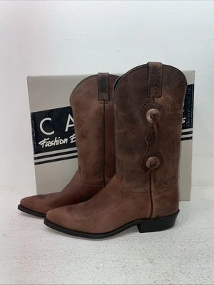 全新男式棕色 Capezio 牛仔靴。 M C 611 8 E. 1-108 — 第 1/4 张图片