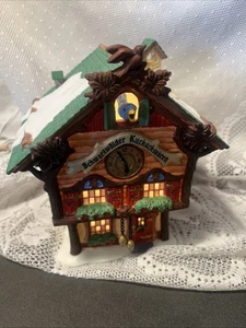 Dept 56 ALPINE VILLAGE SCHWARZWALDER KUCKUCKSUHREN BLACK FOREST CUCKOO CLOCK - Picture 1 of 14