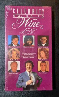 Celebrity Guide to Wine (1990) Factory Sealed VHS - Rare & OOP - Paramount - Image 1 of 2