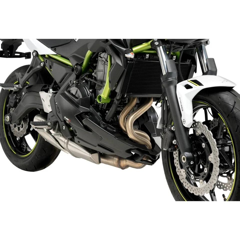 For Kawasaki Z650 2020 Puig 20295J Matte Black Engine Spoiler Foto 1 de 4