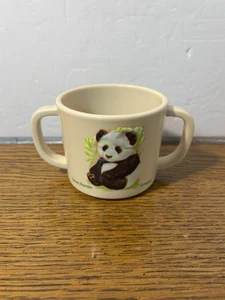 Vintage Fraser Double Handle Cup Giant Panda & Ocelot Selandia - Picture 1 of 13