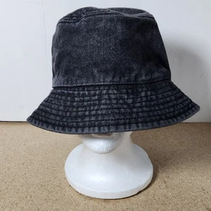 J. Crew Washed Denim Fischerhut schwarz S M Baumwollmischung Freizeit Streetwear - Bild 1 von 10