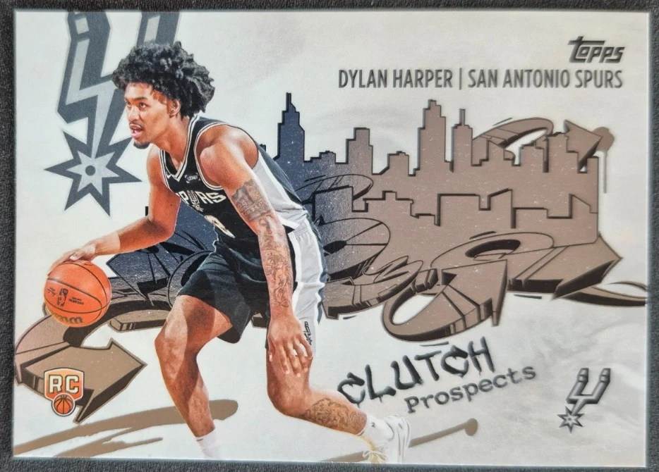 2025-26 Topps Basketball Clutch Prospects Rookie Dylan Harper #CC-2 - Image 1 of 2