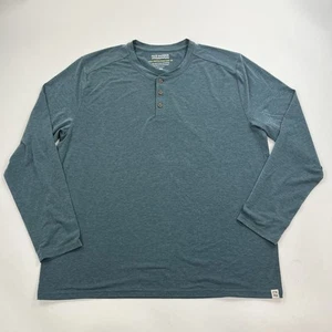 Fair Harbor Shirt Seabreeze Long Sleeve Henley Sun Protection UPF 50 Size 2X - Picture 1 of 7