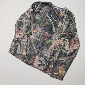 Cabela's Men's Long Sleeve Forest Camo Hunting Shirt Sz M EXCELLENT CONDITION!!! - Picture 1 of 6