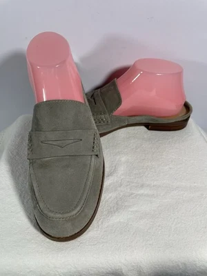 Banana Republic 灰色麂皮绒乐福鞋 8 码 — 第 1/4 张图片