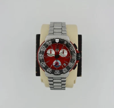 Tag Heuer CAC1112.BA0850 Mens Formula 1 Series Chronograph Watch Red Black 8" - Image 1 of 4