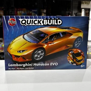 Airfix J6058 Quickbuild Lamborghini Huracan EVO Naranja 45 piezas Principiante 6+ Ladrillos - Imagen 1 de 6