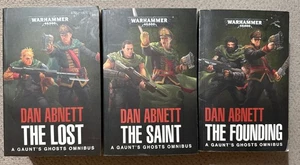 The Saint Lost Founding Lot Of 3  A Gaunt's Ghosts Omnibus Dan Abnett Warhammer - Imagen 1 de 6