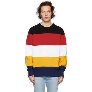 Rag & Bone Multicolor Pima Cotton Stripe Kirke Sweater XS - Picture 1 of 11