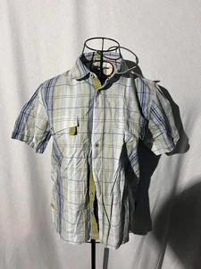 Boys Fat Face Short Sleeve Checkered Shirt Size 10-11 Years Green - Picture 1 of 7