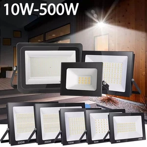 30/50/70/200w LED Fluter Scheinwerfer Außen Strahler mit Bewegungsmelder 230VDE - Bild 1 von 27