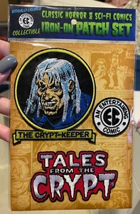 Retro-A-Go-Go EC Comics Tales From The Crypt Iron-On Patch Set SEALED - Picture 1 of 1