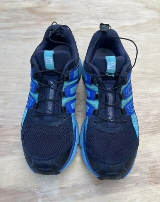 Кроссовки беговые мужские SALOMON X Mission 3 Trail туристические синие размер 8,5 - Изображение 1 из 4