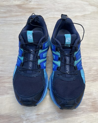 SALOMON X Mission 3 Trail Hiking Sneakers Scarpe da Corsa Uomo Blu TAGLIA 8 5