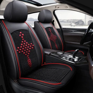 For Kia Car Seat Covers PU Leather Front Set Protector 2-Seat Cushion - Picture 1 of 20
