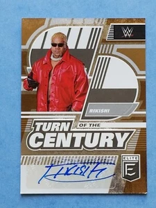 RIKISHI 2023 PANINI DONRUSS ELITE WWE CAMBIO DE SIGLO ORO AUTOMÁTICO 07/10 - Imagen 1 de 2