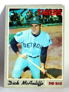 1970 Topps #475 Dick McAuliffe Tigers 2nd Base - Baseballkarte EX+ - Bild 1 von 2