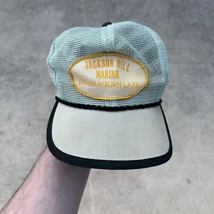 True Vintage Size Medium Jackson Hill Marina Sam Rayburn Lake Hat - Picture 1 of 4
