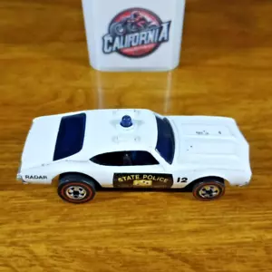 Hot Wheels Flying Colors Redline Olds 442 Police Cruiser White Hong Kong HK 1976 - Picture 1 of 6